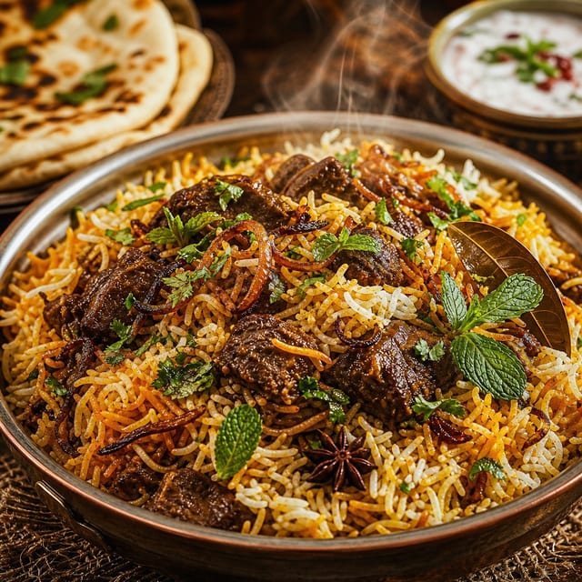 Lamb Biryani.